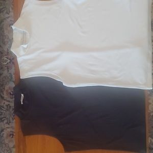 Mock turtleneck sleeveless tank tops